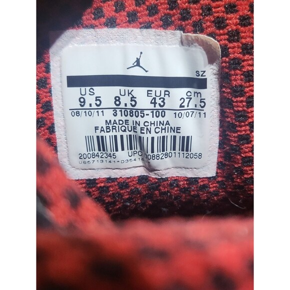 Air Jordan 10 Retro 2011 Chicago 310805-100 White Men 9.5 main image 6